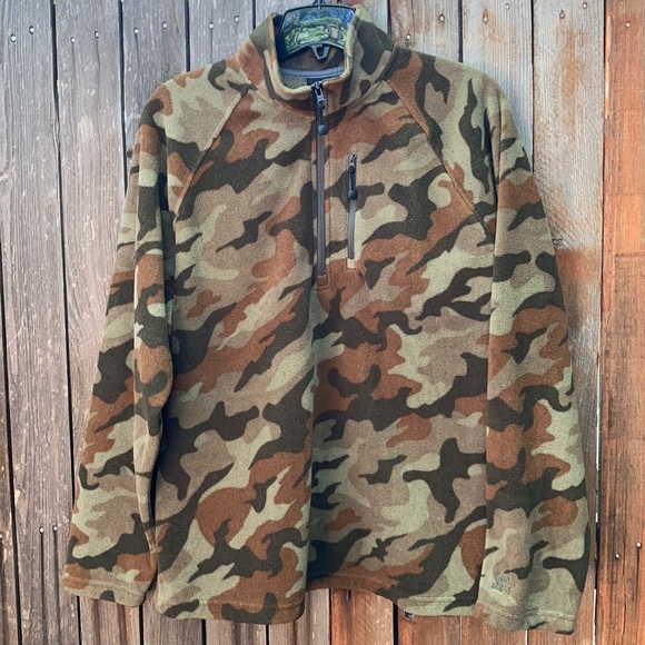 STARTER Other - Woodland Camo Fleece 1/4 zip